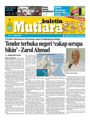 cover image of Buletin Mutiara 16-31 Mac 2013